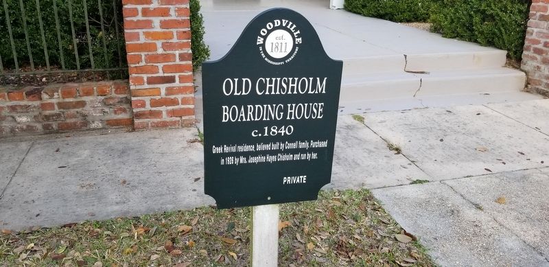 Old Chisholm Boarding House Marker image. Click for full size.