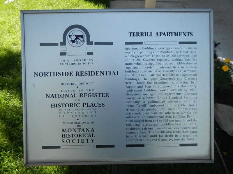 Terrill Apartments Marker image. Click for full size.