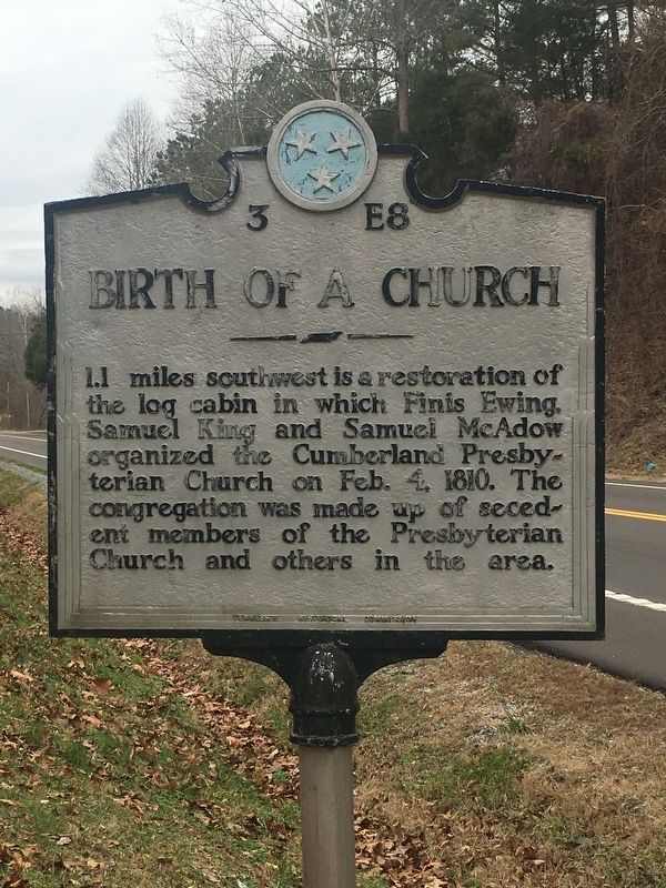 Birth of a Church Marker image. Click for full size.