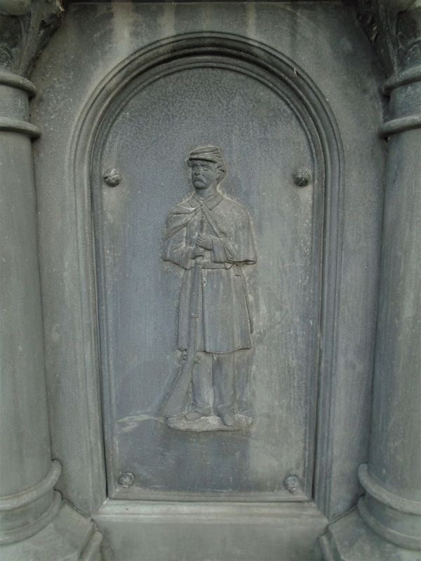 Civil War Memorial Infantry image. Click for full size.
