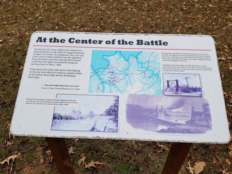 At the Center of the Battle Marker image. Click for full size.