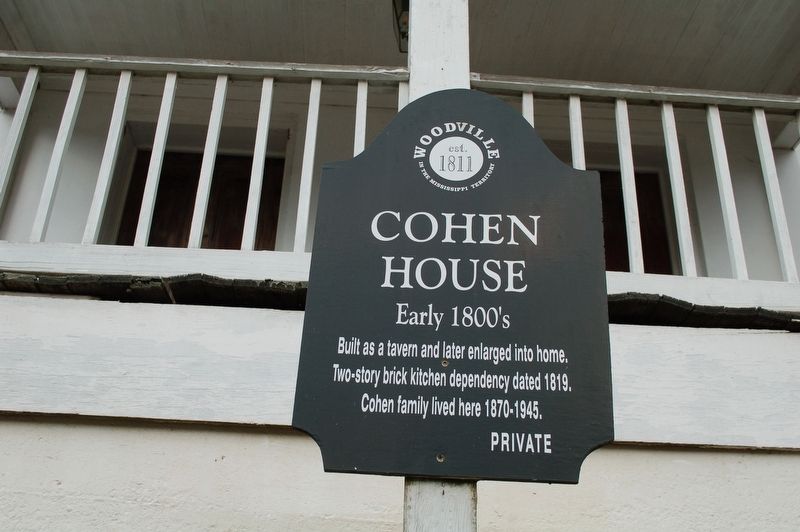 Cohen House Marker image. Click for full size.