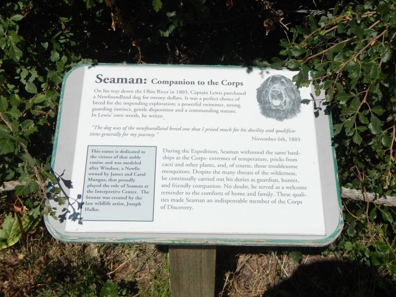 Seaman: Companion to the Corps Marker image. Click for full size.