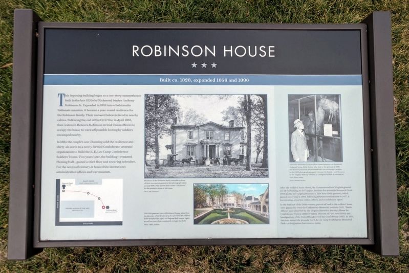 Robinson House Marker image. Click for full size.