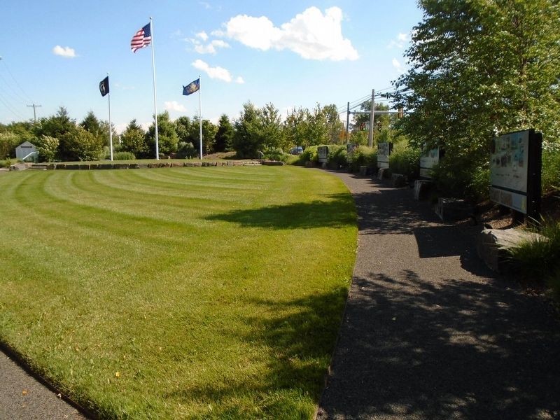 The Plumstead Township Veterans Park image. Click for full size.