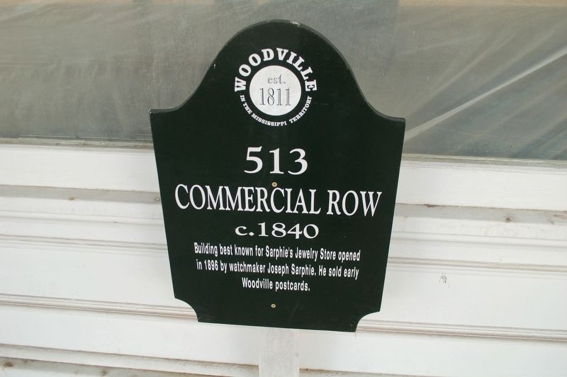 513 Commercial Row Marker image. Click for full size.