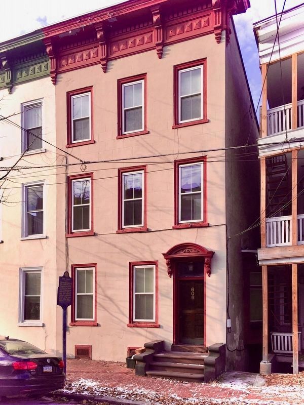 Enlarged view of John O'Hara House and Marker Site image. Click for full size.