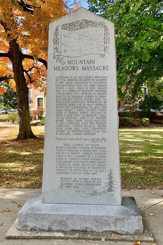 The Mountain Meadows Massacre Marker image. Click for full size.