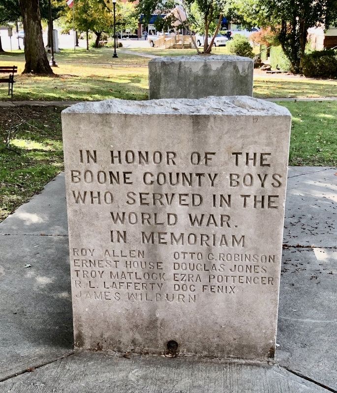 Boone County WWI Monument image. Click for full size.