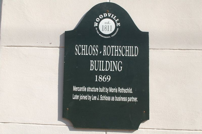 Schloss-Rothschild Building Marker image. Click for full size.