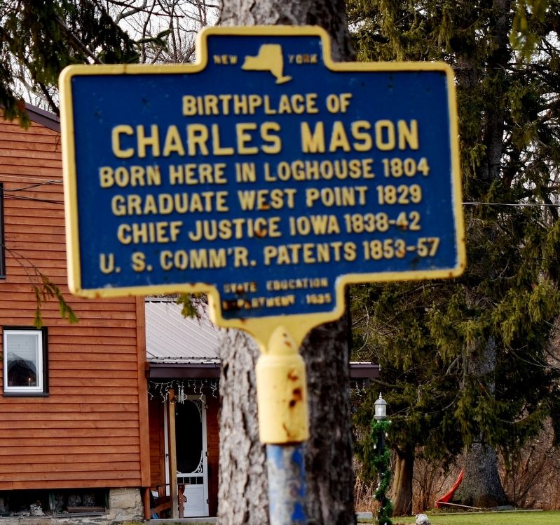 Birthplace of Charles Mason Marker image. Click for full size.