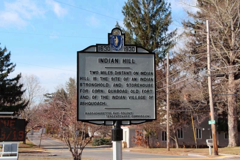 Indian Hill Marker image. Click for full size.
