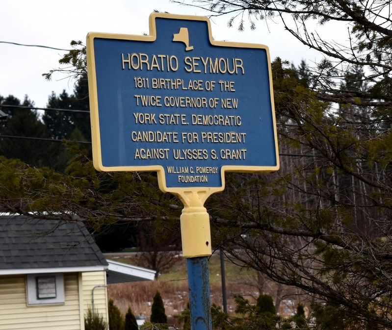 Horatio Seymour Marker image. Click for full size.
