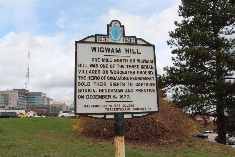 Wigwam Hill Marker. Click for full size. Wigwam Hill Marker image. Click for full size.