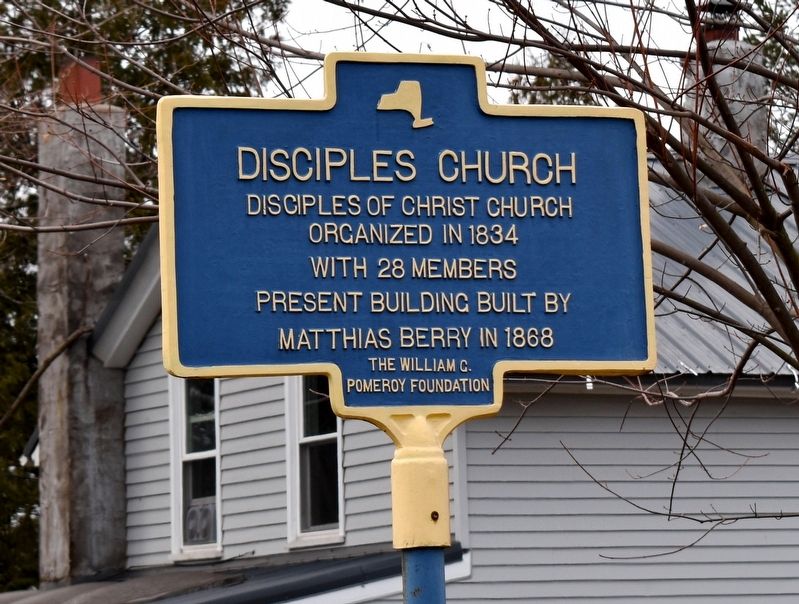 Disciples Church Marker image. Click for full size.