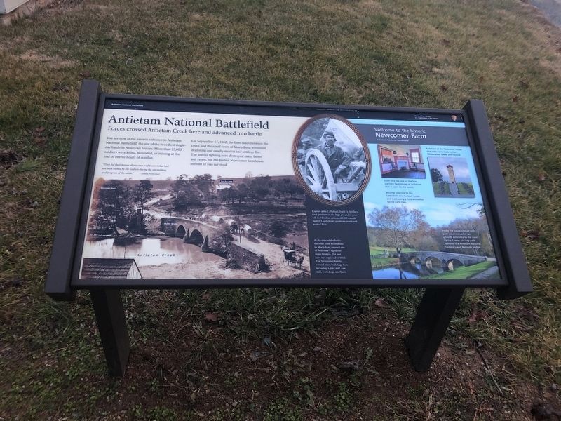Antietam National Battlefield Marker image. Click for full size.
