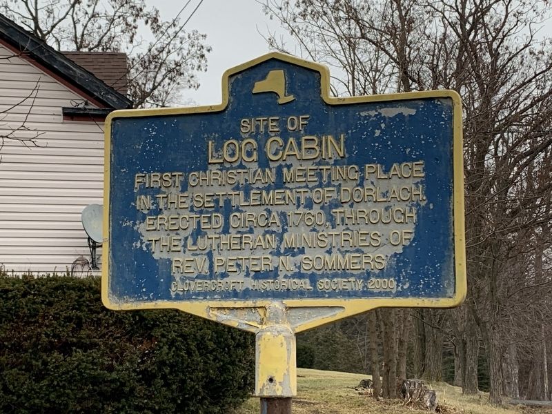 Site of Log Cabin Marker image. Click for full size.