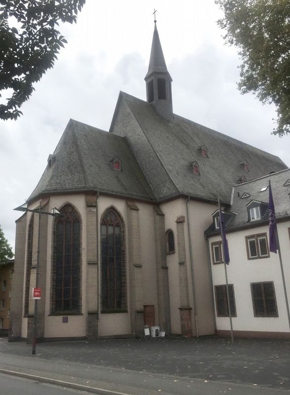 Dominikanerkloster / Dominican Monastery and Marker image. Click for full size.