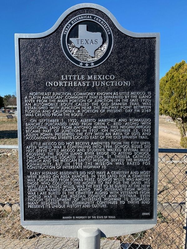 Little Mexico Marker. Click for full size. Little Mexico Marker image. Click for full size.