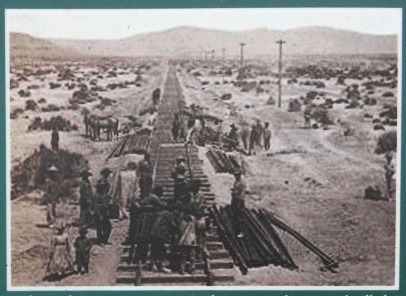 Early Track Construction image. Click for full size.
