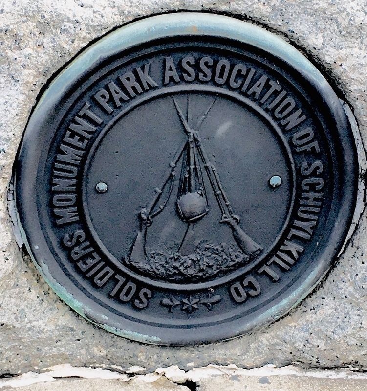 Medallion On Base Of Monument image. Click for full size.