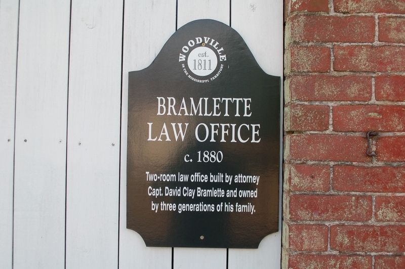 Bramlette Law Office Marker image. Click for full size.