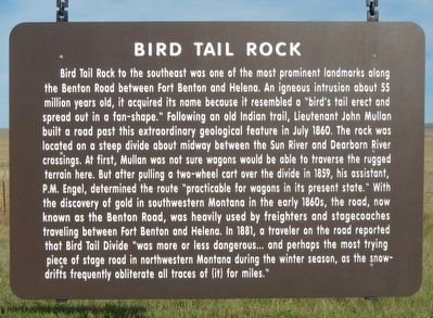 Bird Tail Rock Marker image. Click for full size.