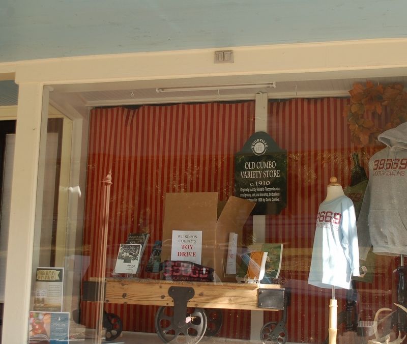 Old Cumbo Variety Store Marker image. Click for full size.