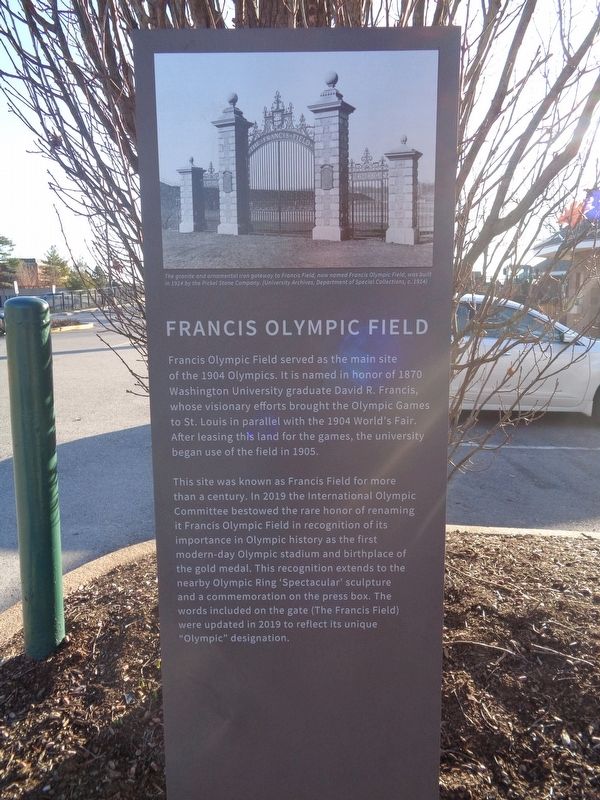 Francis Olympic Field Marker image. Click for full size.