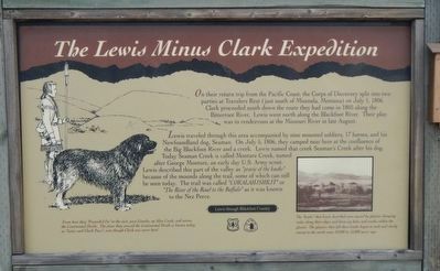 The Lewis Minus Clark Expedition Marker image. Click for full size.
