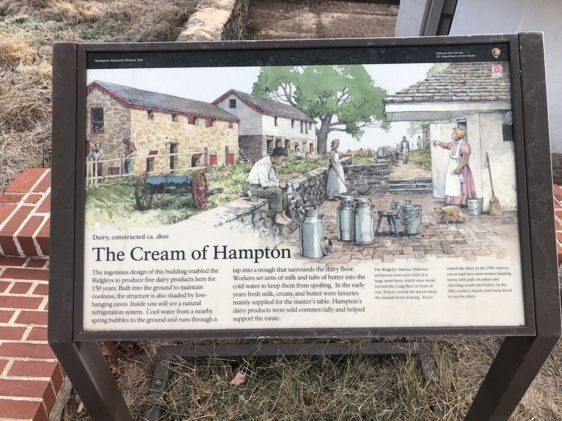 The Cream of Hampton Marker image. Click for full size.