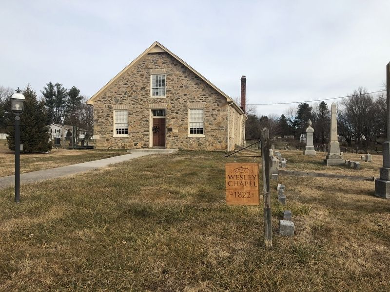 Wesley Chapel Marker. Click for full size. Wesley Chapel Marker image. Click for full size.