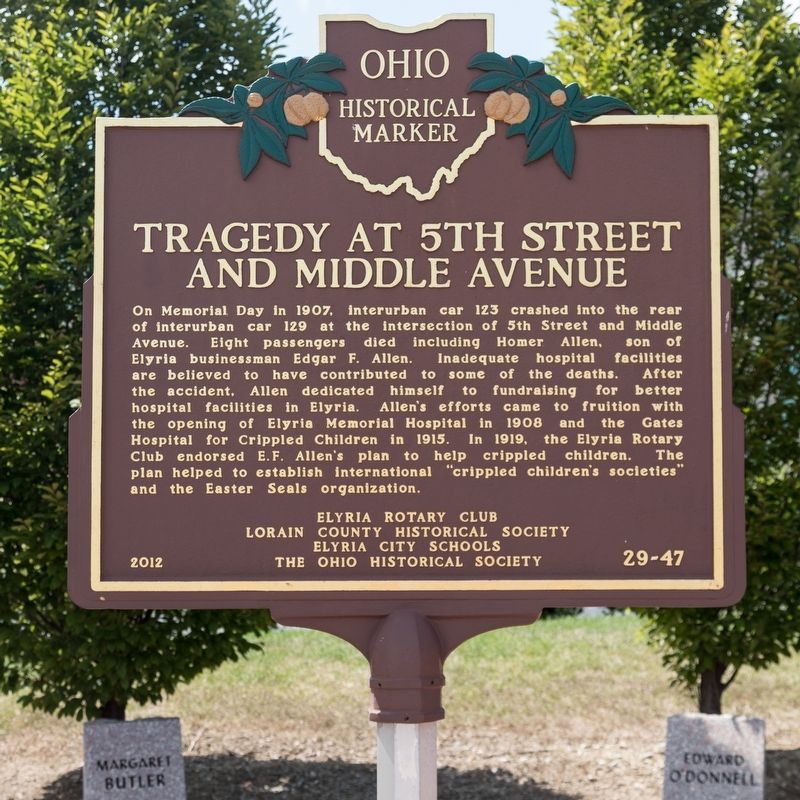 Tragedy at 5th Street and Middle Avenue Marker image. Click for full size.