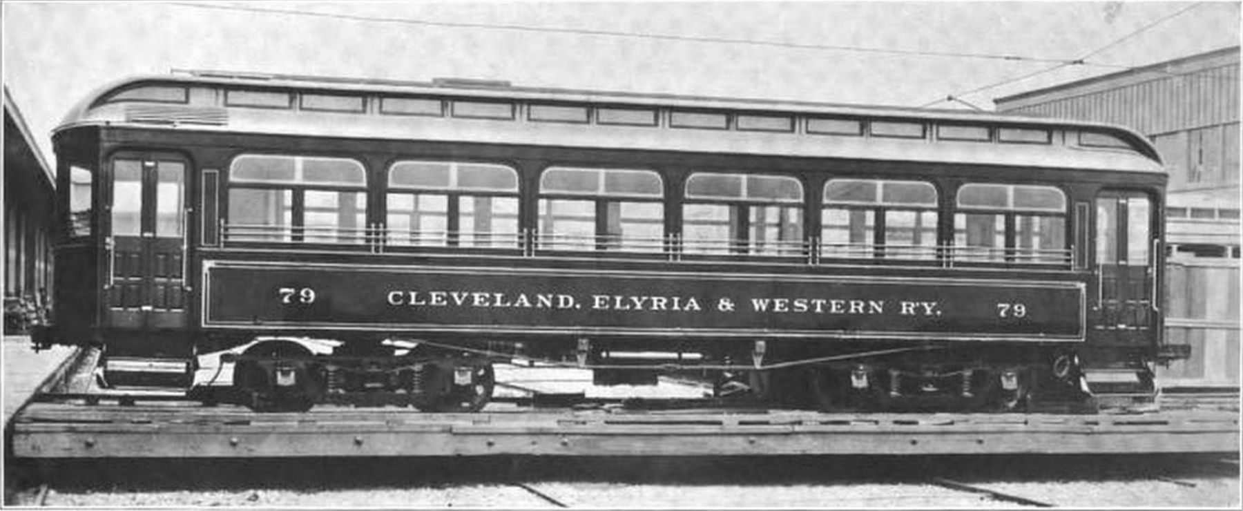 An Interurban Electric Car of the Era image. Click for full size.