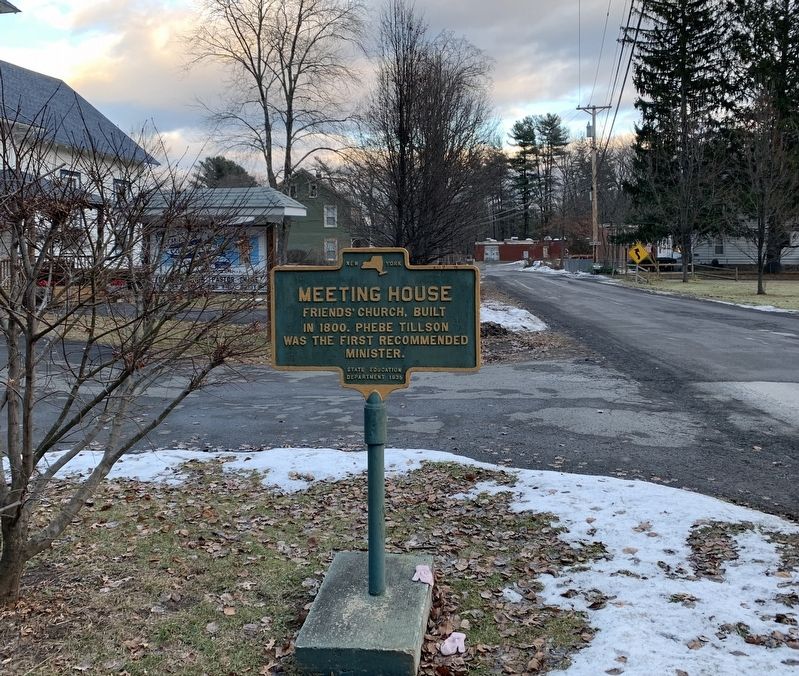 Meeting House Marker image. Click for full size.