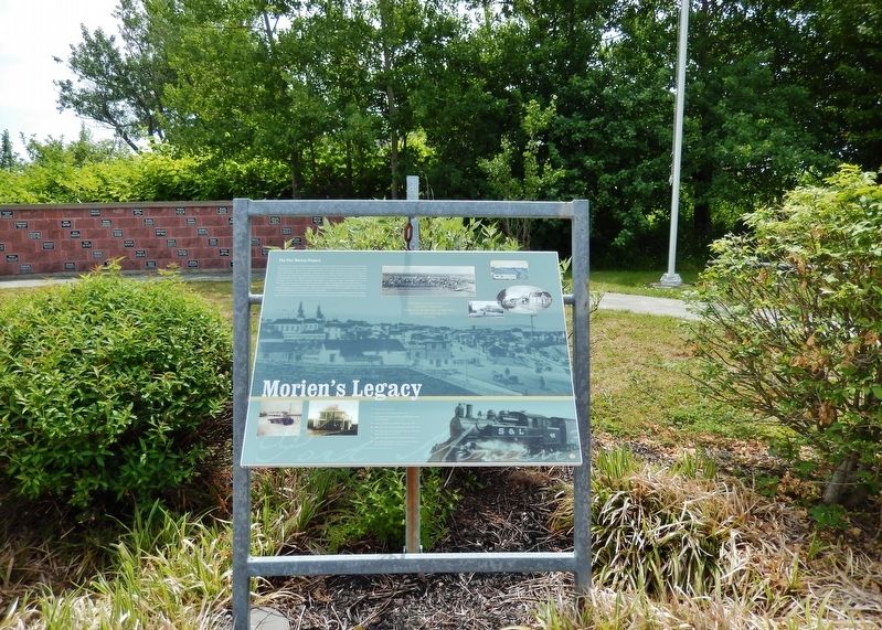 Morien's Legacy Marker (<i>wide view</i>) image. Click for full size.