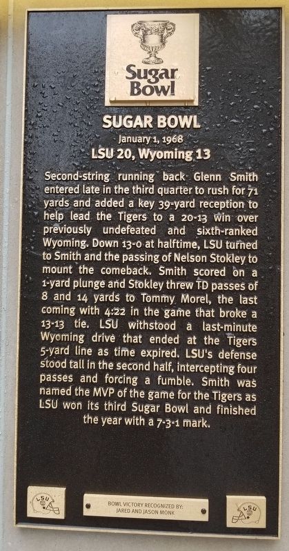 Sugar Bowl Marker image. Click for full size.