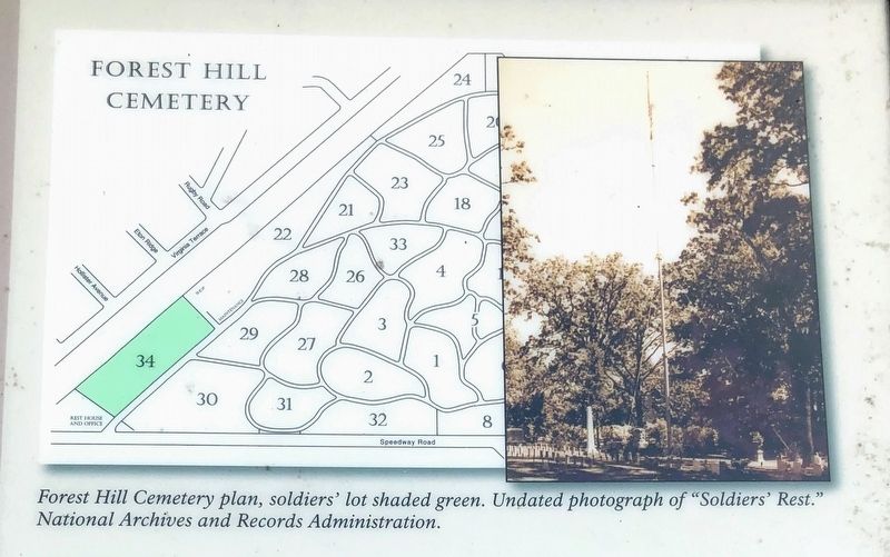 Forest Hill Soldiers' Lot Marker image. Click for full size.