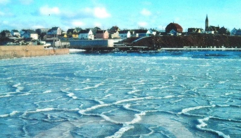 Marker detail: Morien Dock � 1970s image. Click for full size.