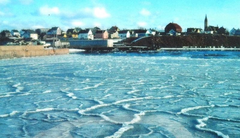 Marker detail: Morien Dock  1970s image. Click for full size.