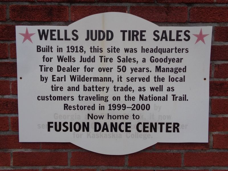 Wells Judd Tire Sales Marker image. Click for full size.