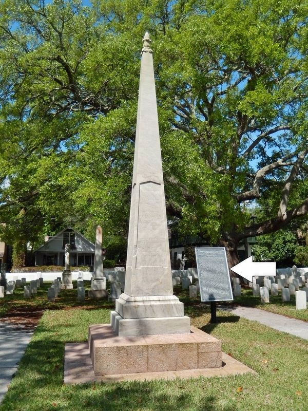 Address by President Lincoln Marker<br>(<i>located beside the Major Dade Monument</i>) image. Click for full size.