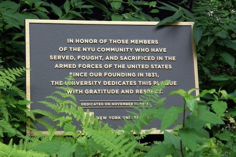 NYU Community Memorial image. Click for full size.
