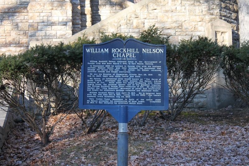 William Rockhill Nelson Chapel Marker image. Click for full size.