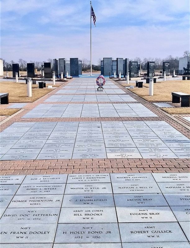 Red River Valley Veterans Memorial with this memorial on far right. image. Click for full size.