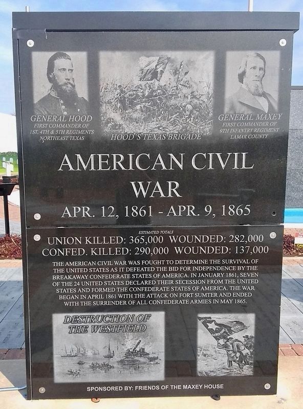 American Civil War Marker image. Click for full size.