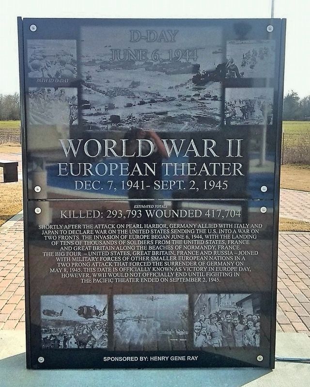 World War II European Theater Memorial image. Click for full size.