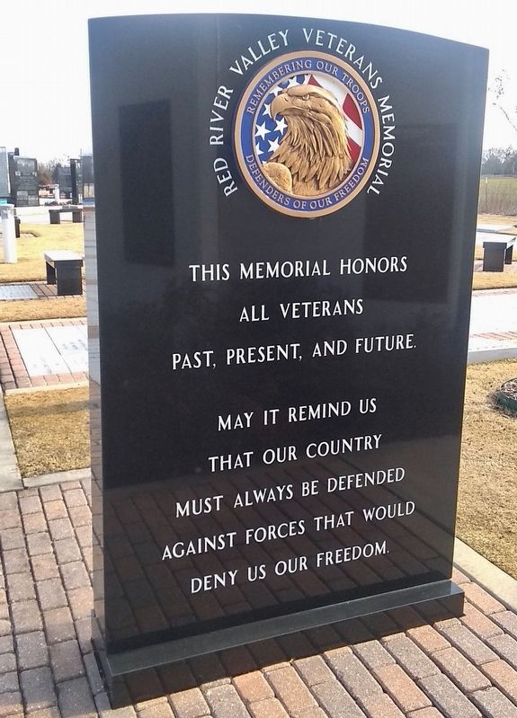 Red River Valley Veterans Memorial image. Click for full size.