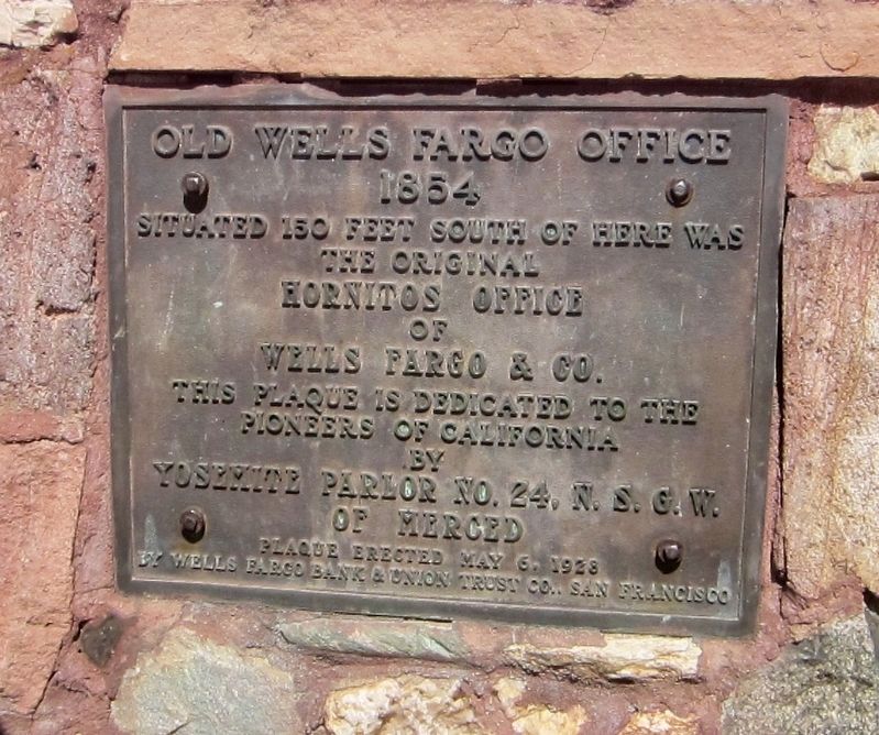 Old Wells Fargo Office Marker image. Click for full size.