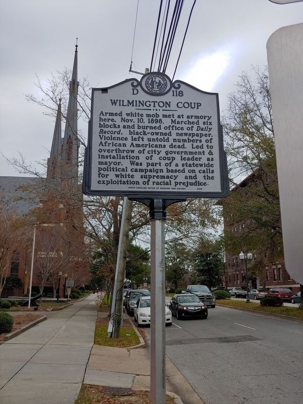Wilmington Coup Marker image. Click for full size.